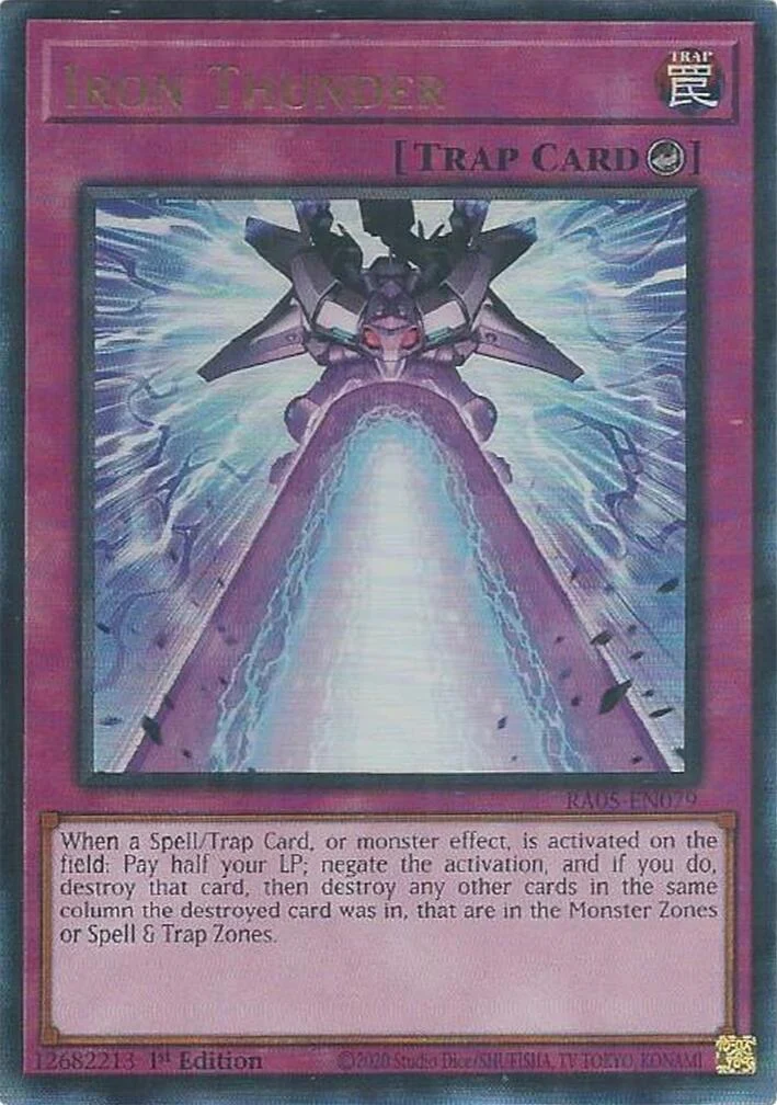 Iron Thunder (Ultimate Rare) (RA05-EN079) (Rarity Collection 5)
