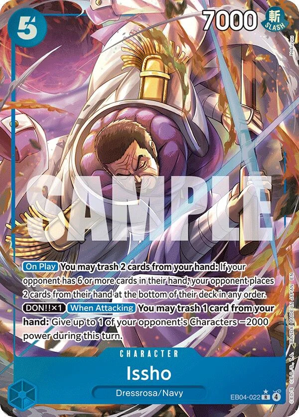 Issho (Alternate Art) (EB04-022) (The Azure Sea's Seven)