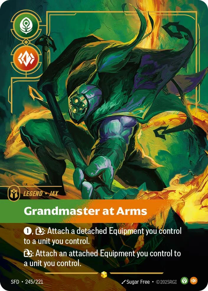 Jax - Grandmaster At Arms (Overnumbered) (245/221) (Spiritforged)