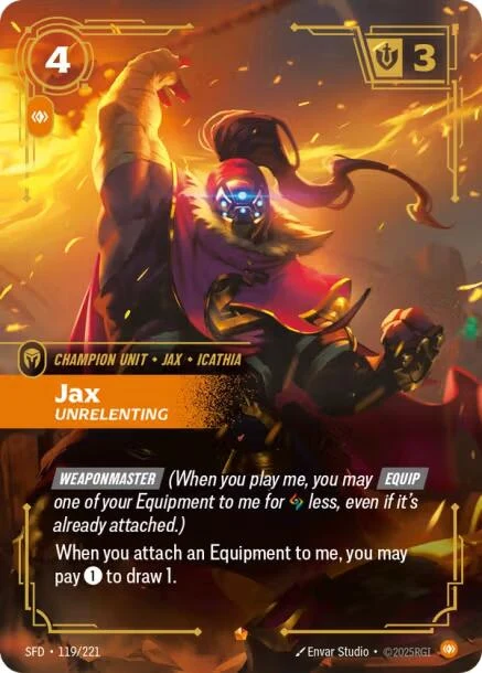 Jax - Unrelenting (119/221) (Spiritforged)
