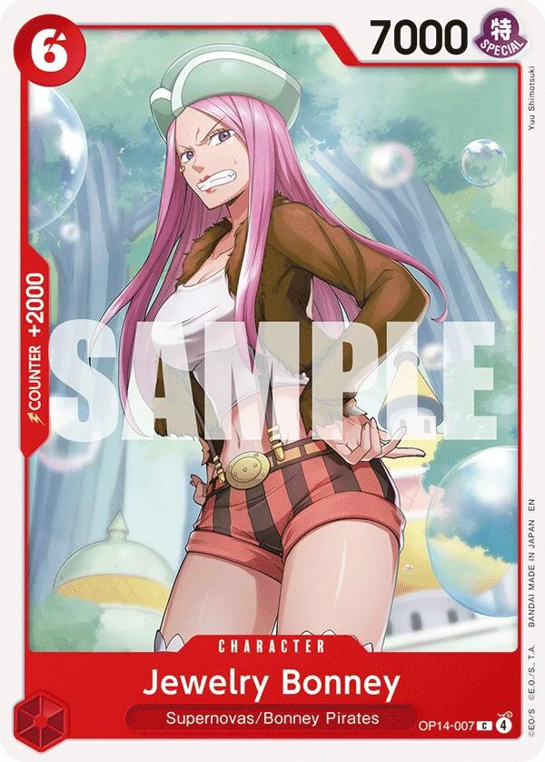 Jewelry Bonney (OP14-007) (The Azure Sea's Seven)
