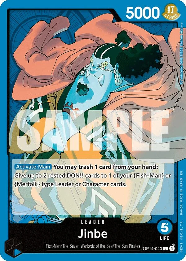 Jinbe - OP14-040 (OP14-040) (The Azure Sea's Seven)