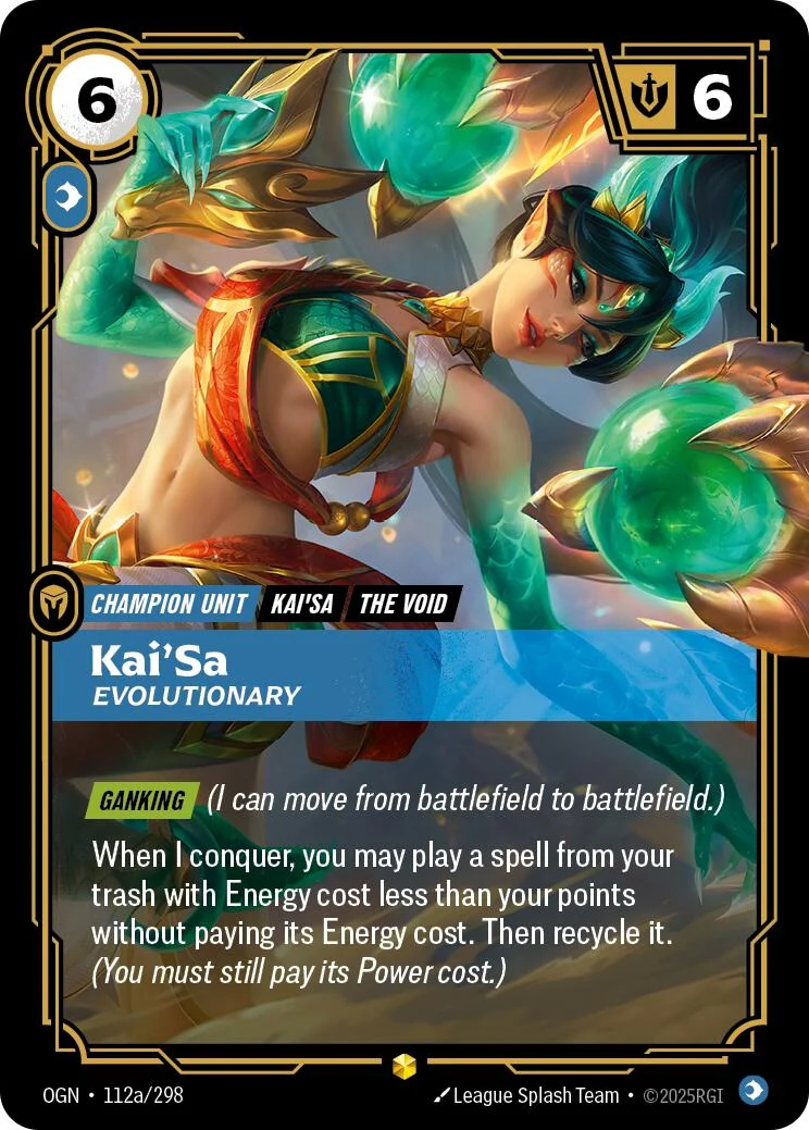 Kai'Sa - Evolutionary (Alternate Art) (112a/298) (OGN)