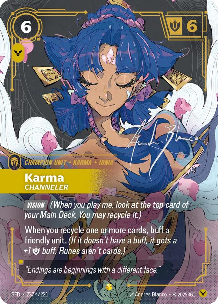 Karma - Channeler (Signature) (237*/221) (Spiritforged)