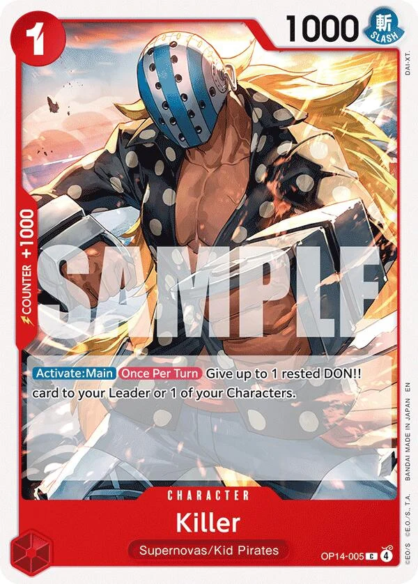 Killer (OP14-005) (The Azure Sea's Seven)