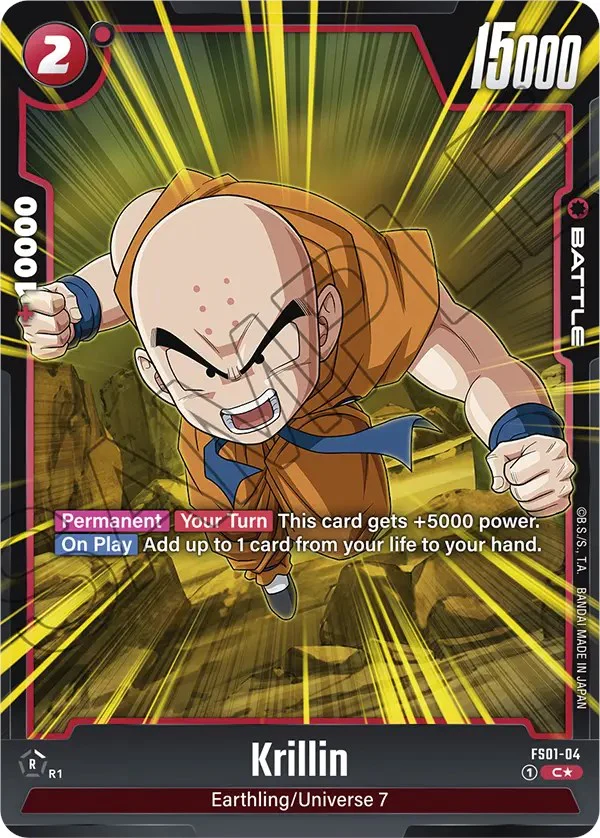Krillin (Bonus Pack Alternate Art) [Starter Deck: Son Goku] - Image 3