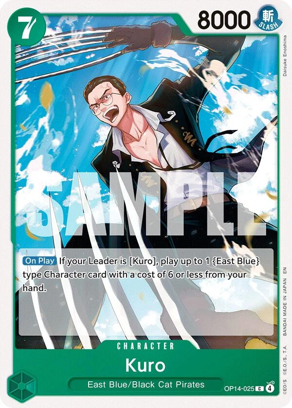 Kuro (OP14-025) (The Azure Sea's Seven)