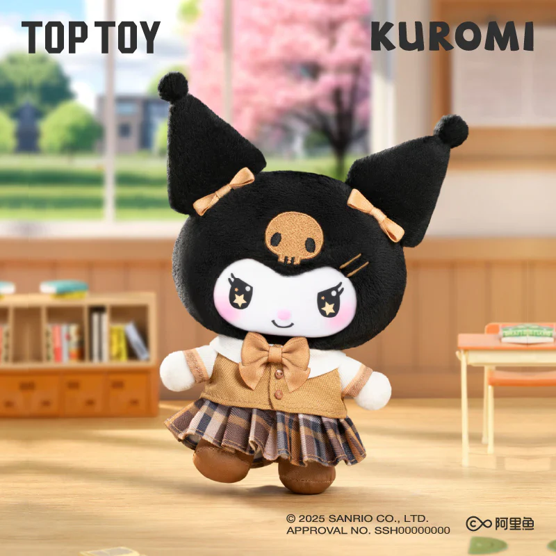 KUROMI School Life Vinyl Plush Keychain Gift Blind Box - Image 3