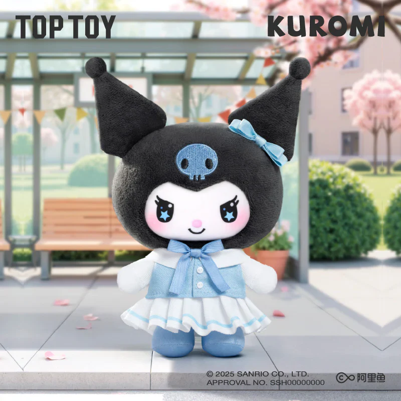 KUROMI School Life Vinyl Plush Keychain Gift Blind Box - Image 4