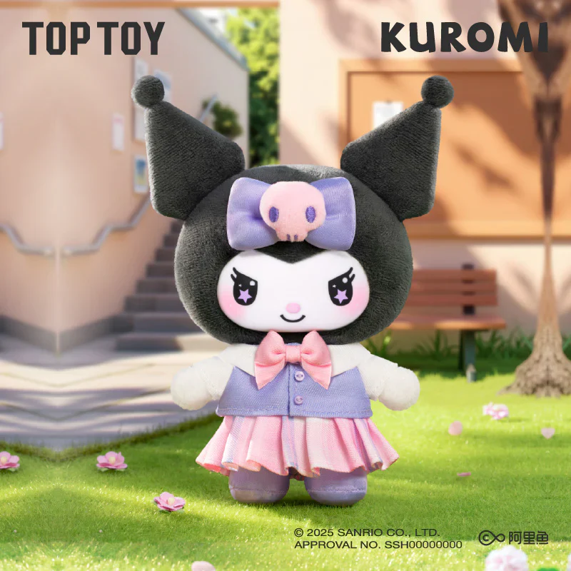 KUROMI School Life Vinyl Plush Keychain Gift Blind Box - Image 5