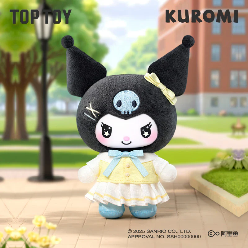 KUROMI School Life Vinyl Plush Keychain Gift Blind Box - Image 6
