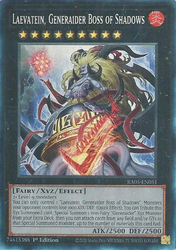 Laevatein, Generaider Boss of Shadows (Collector's Rare) (RA05-EN051) (Rarity Collection 5)