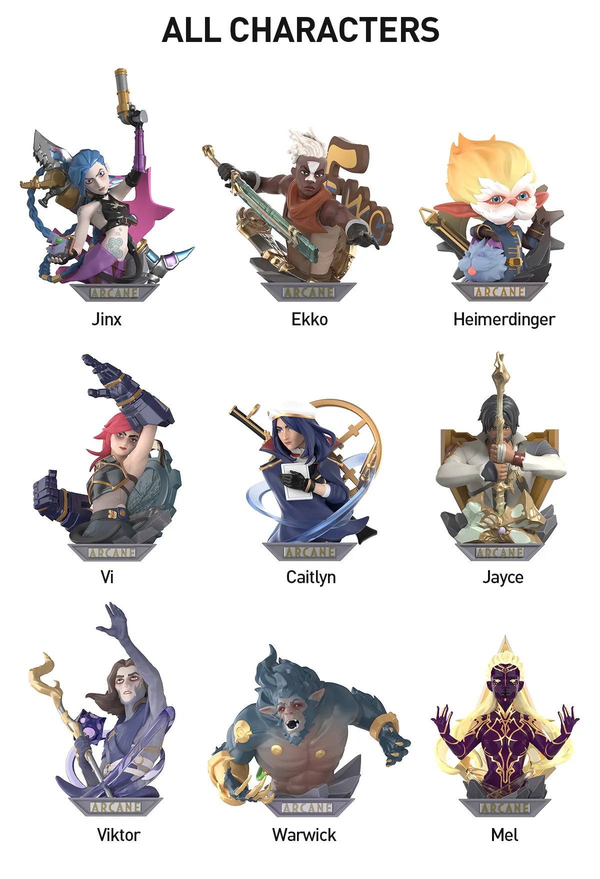 League of Legends: Arcane Series Figures - Image 9