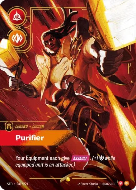 Lucian - Purifier (Overnumbered) (241/221) (Spiritforged)