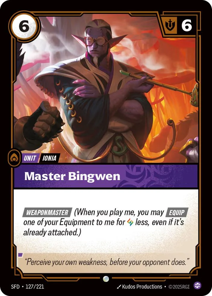 Master Bingwen (127/221) (Spiritforged)
