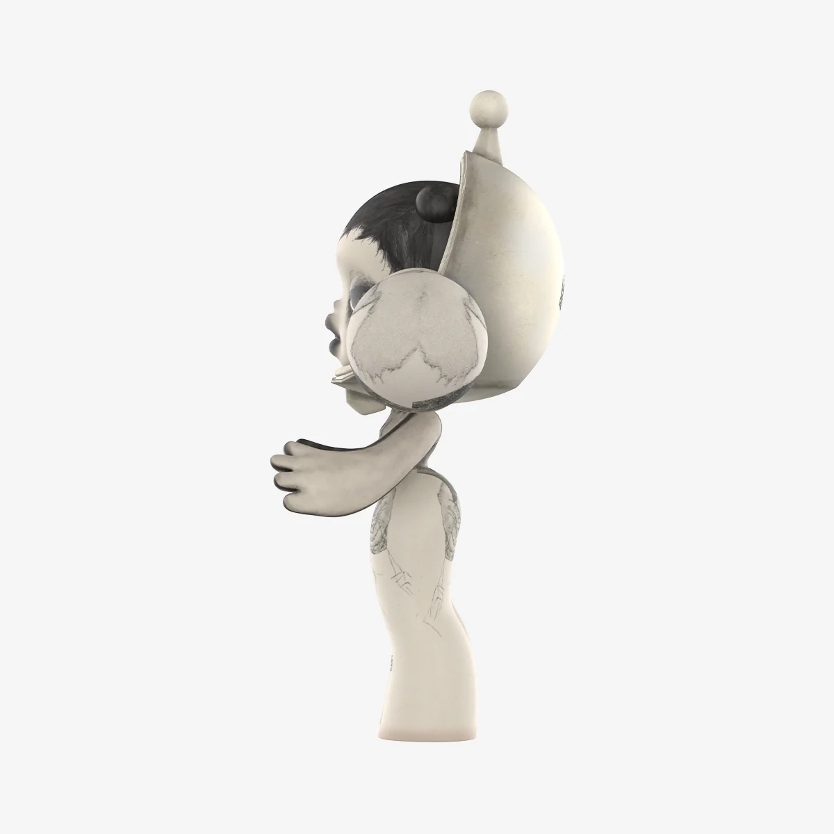 MEGA α SKULLPANDA 400% Egon Schiele - Image 3