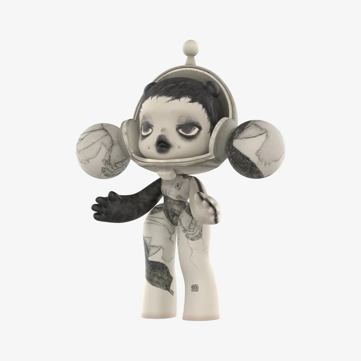 MEGA α SKULLPANDA 400% Egon Schiele - Image 6
