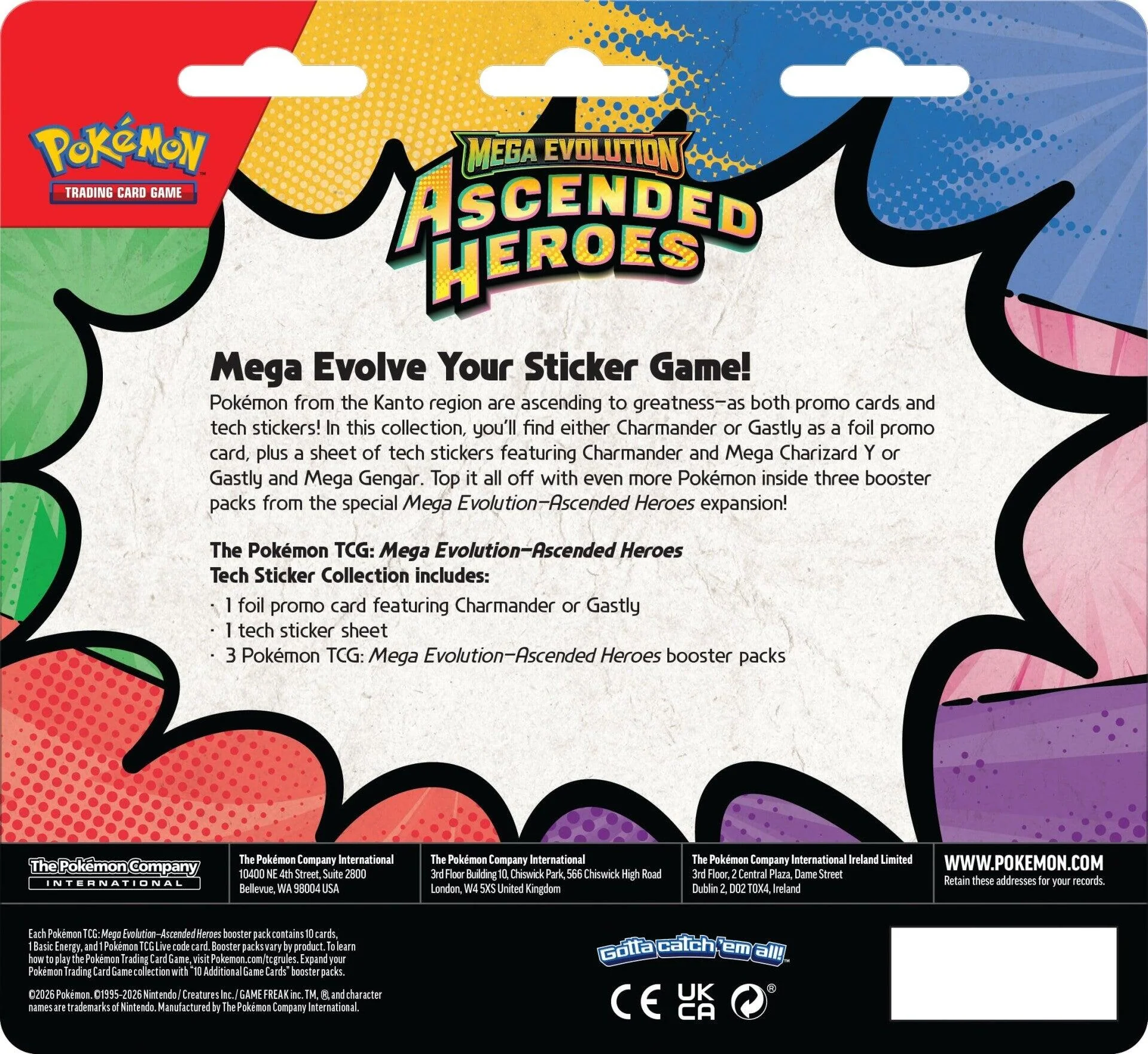 Mega Evolution: Ascended Heroes - Tech Sticker Collection (Gastly) - Image 2