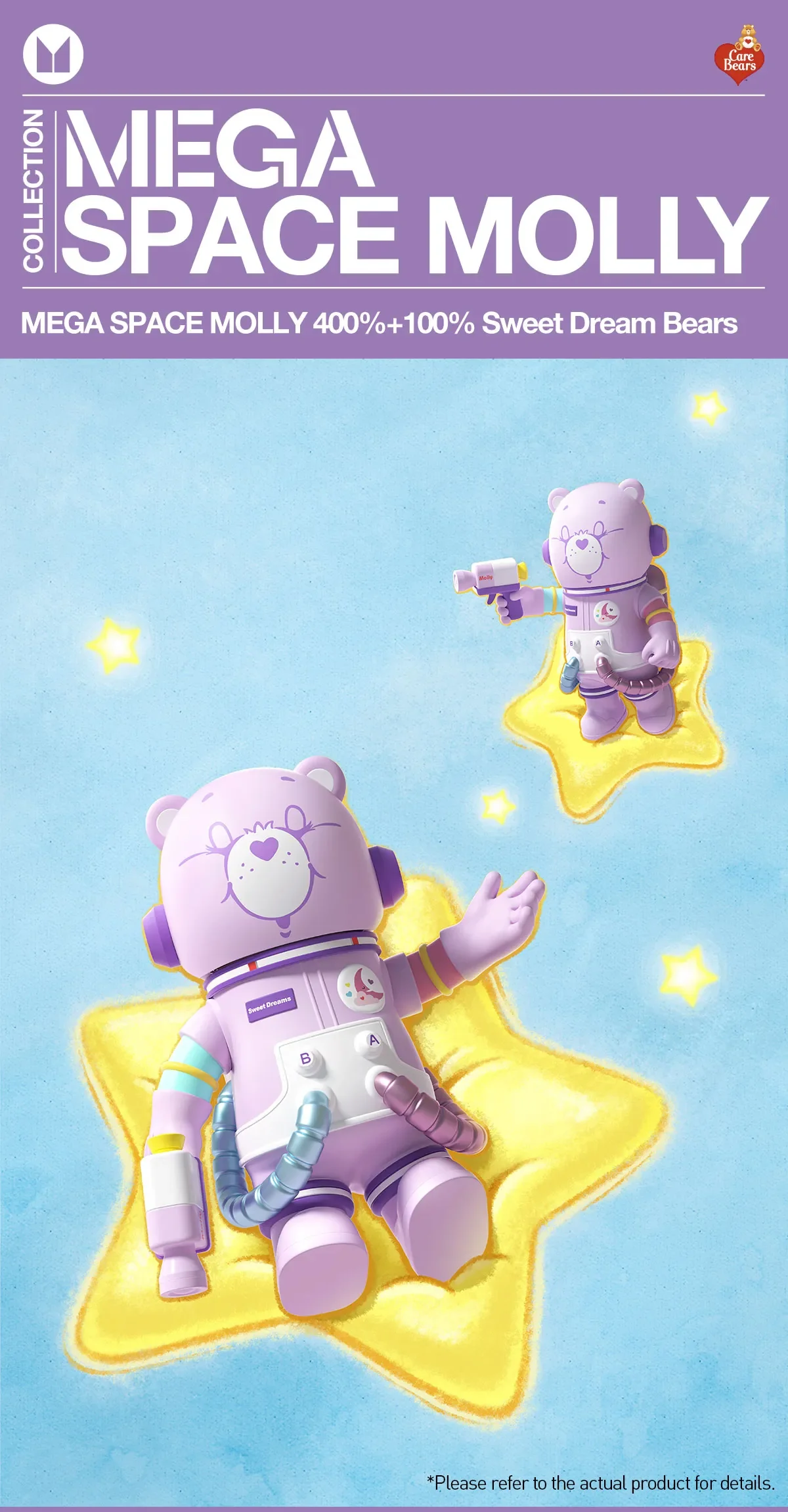 MEGA SPACE MOLLY 400%+100% Sweet Dream Bears - Image 8