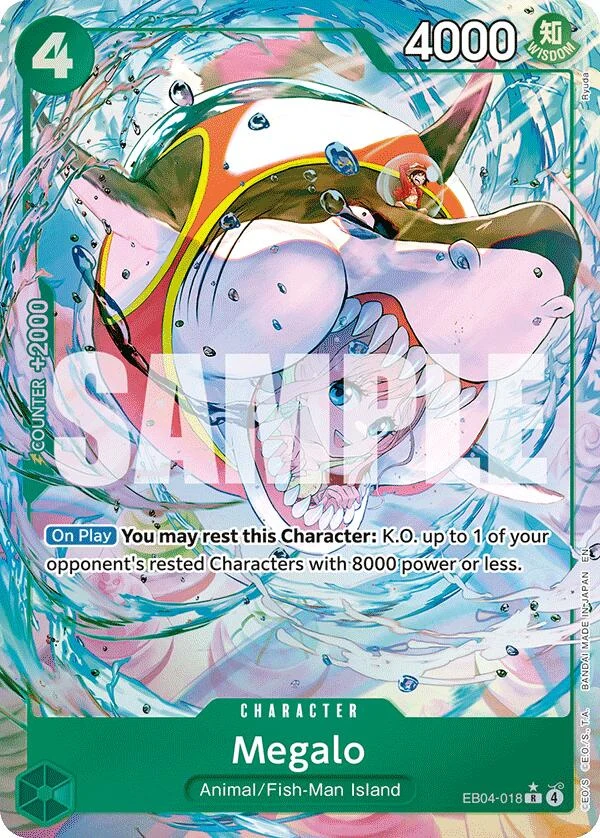Megalo (Alternate Art) (EB04-018) (The Azure Sea's Seven)