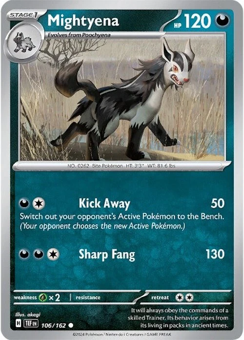 Mightyena (106/162) [Scarlet & Violet: Temporal Forces]
