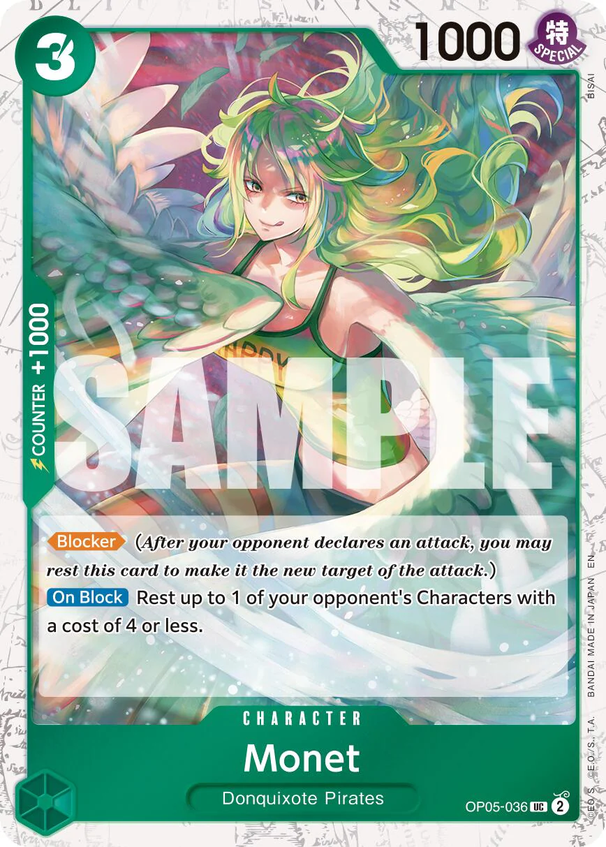 Monet (Pirate Foil) [Premium Booster -The Best- Vol. 2]