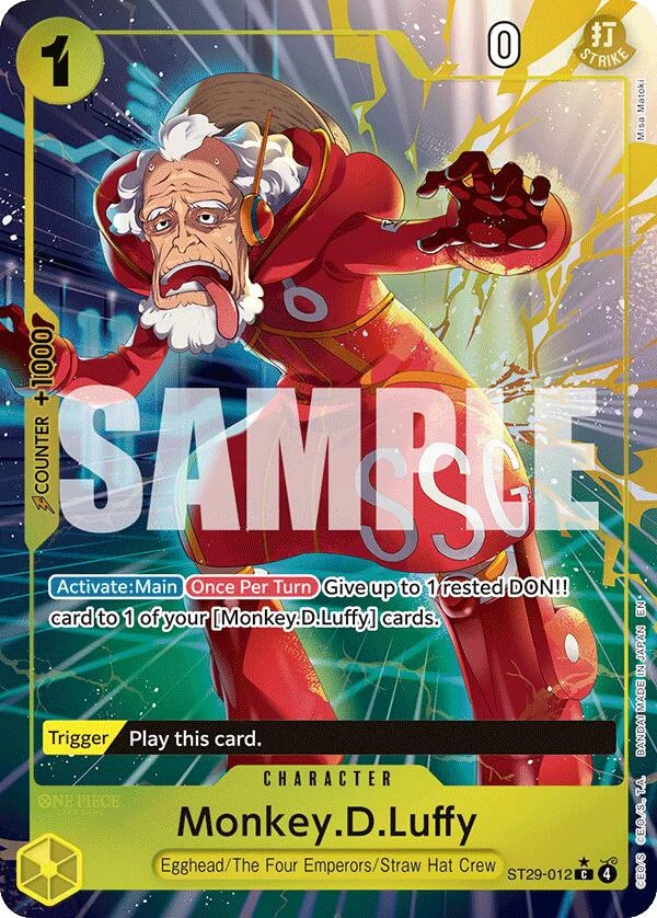 Monkey.D.Luffy (012) (Full Art) (ST29-012) (Starter Deck 29: Egghead)