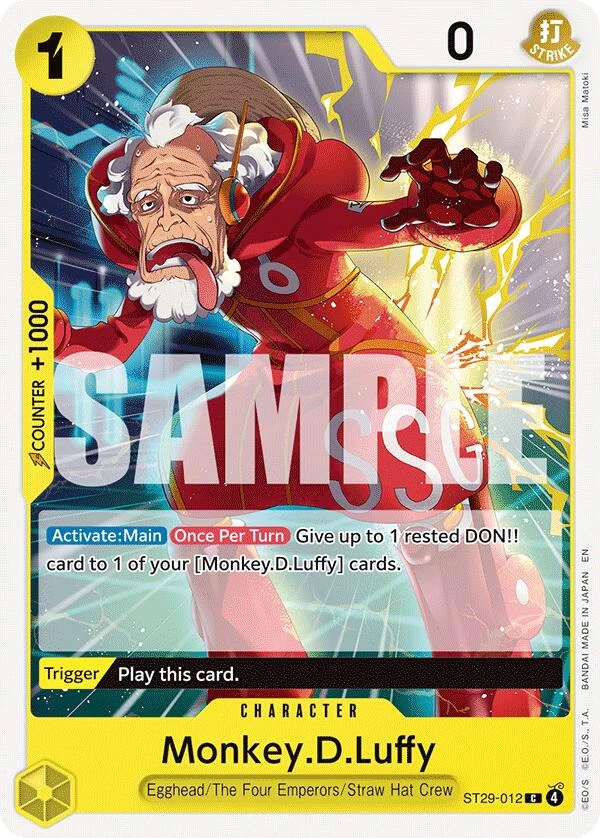 Monkey.D.Luffy (012) (ST29-012) (Starter Deck 29: Egghead)