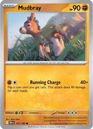 Mudbray (107/182) [Scarlet & Violet: Destined Rivals]