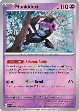 Munkidori (044/131) (Master Ball Pattern) [Scarlet & Violet: Prismatic Evolutions]