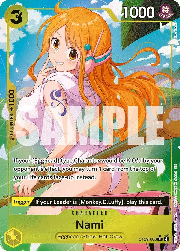Nami (Full Art) (ST29-008) (Starter Deck 29: Egghead)