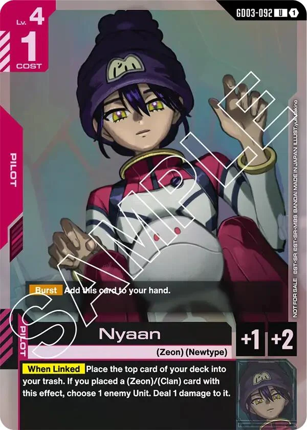 Nyaan (Store Tournament Participant Pack 03) (GD03-092)
