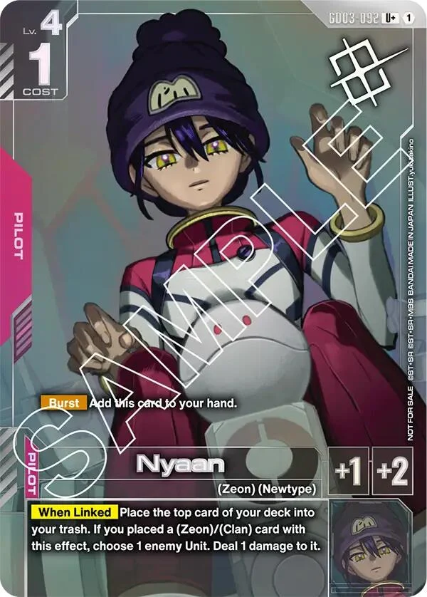 Nyaan (Store Tournament Winner Pack 03) (GD03-092)