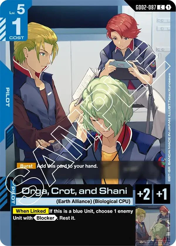 Orga, Crot, and Shani (GD02-087) (Dual Impact)