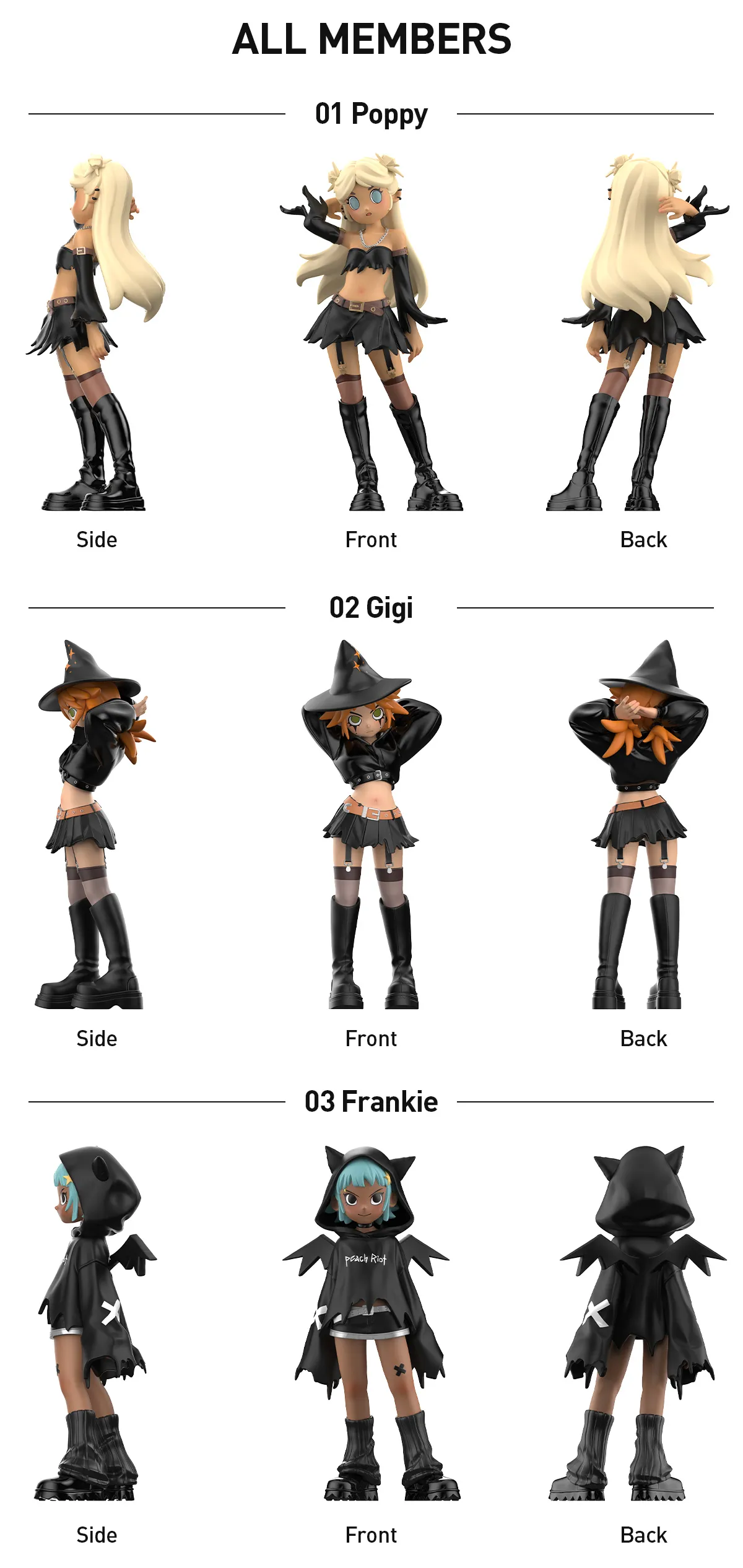 Peach Riot Witchy Punk Figures - Image 5