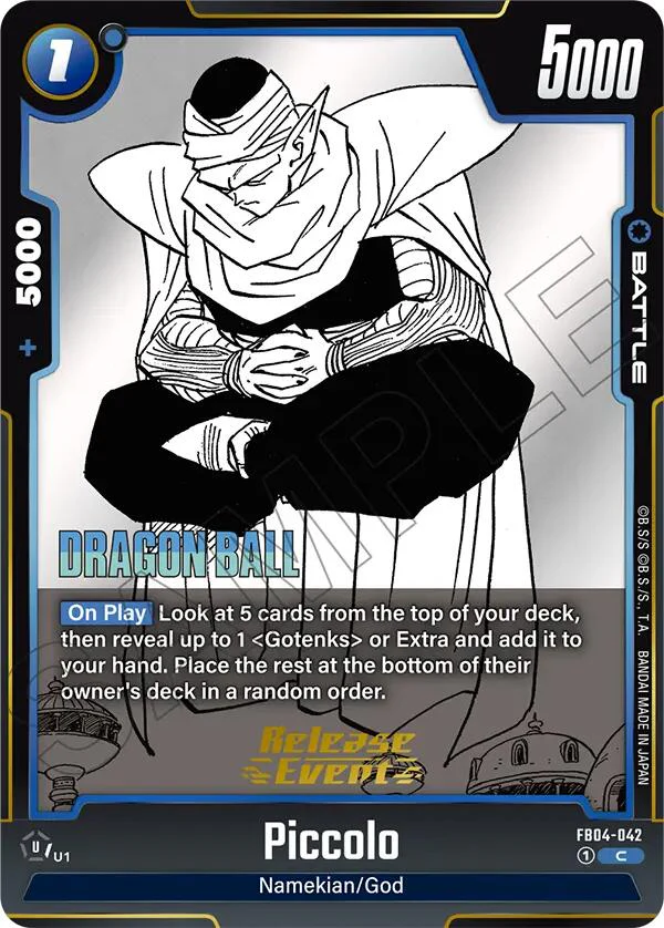 Piccolo (FB04-042) [Manga Booster 02 Release Event Cards]