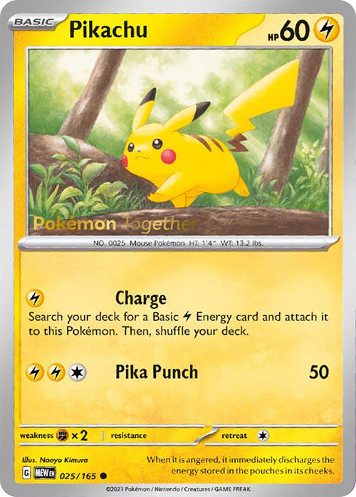Pikachu (025/165) (PokePost Promo) [Scarlet & Violet 151]