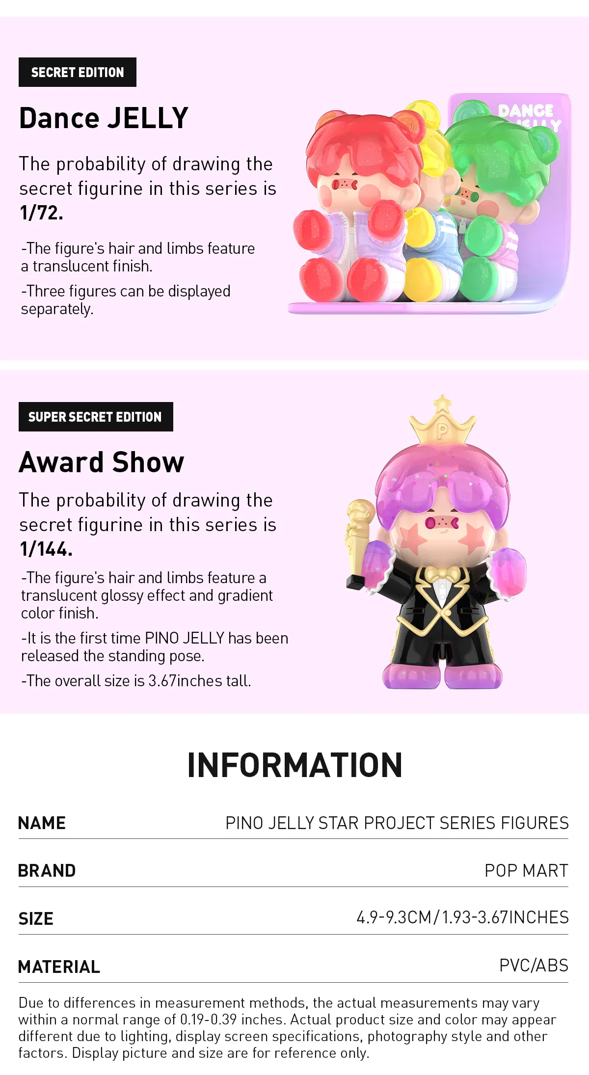 PINO JELLY Star Project Series Figures - Image 17