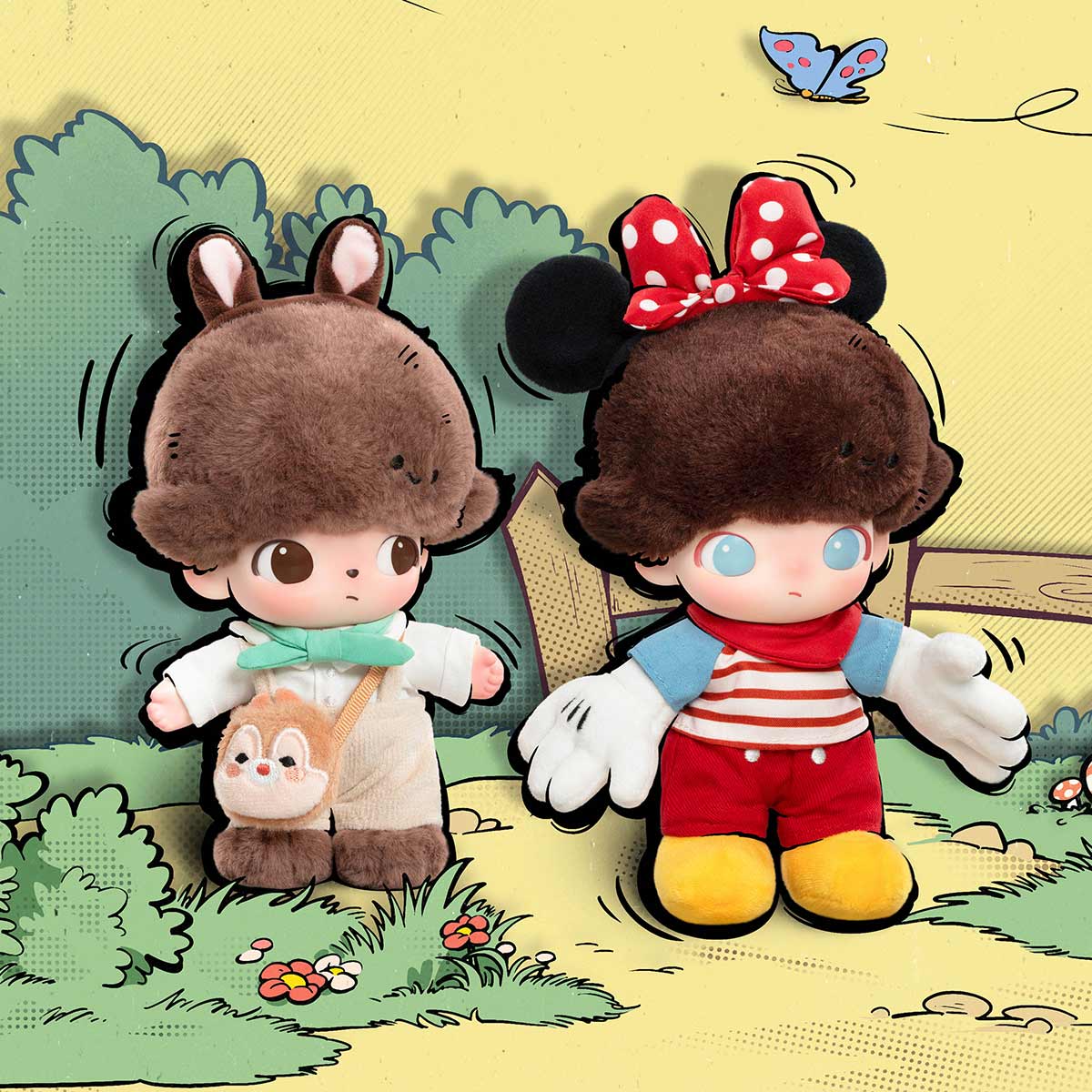 DIMOO WORLD × DISNEY Series Vinyl Plush Keychain Blind Box - Image 3