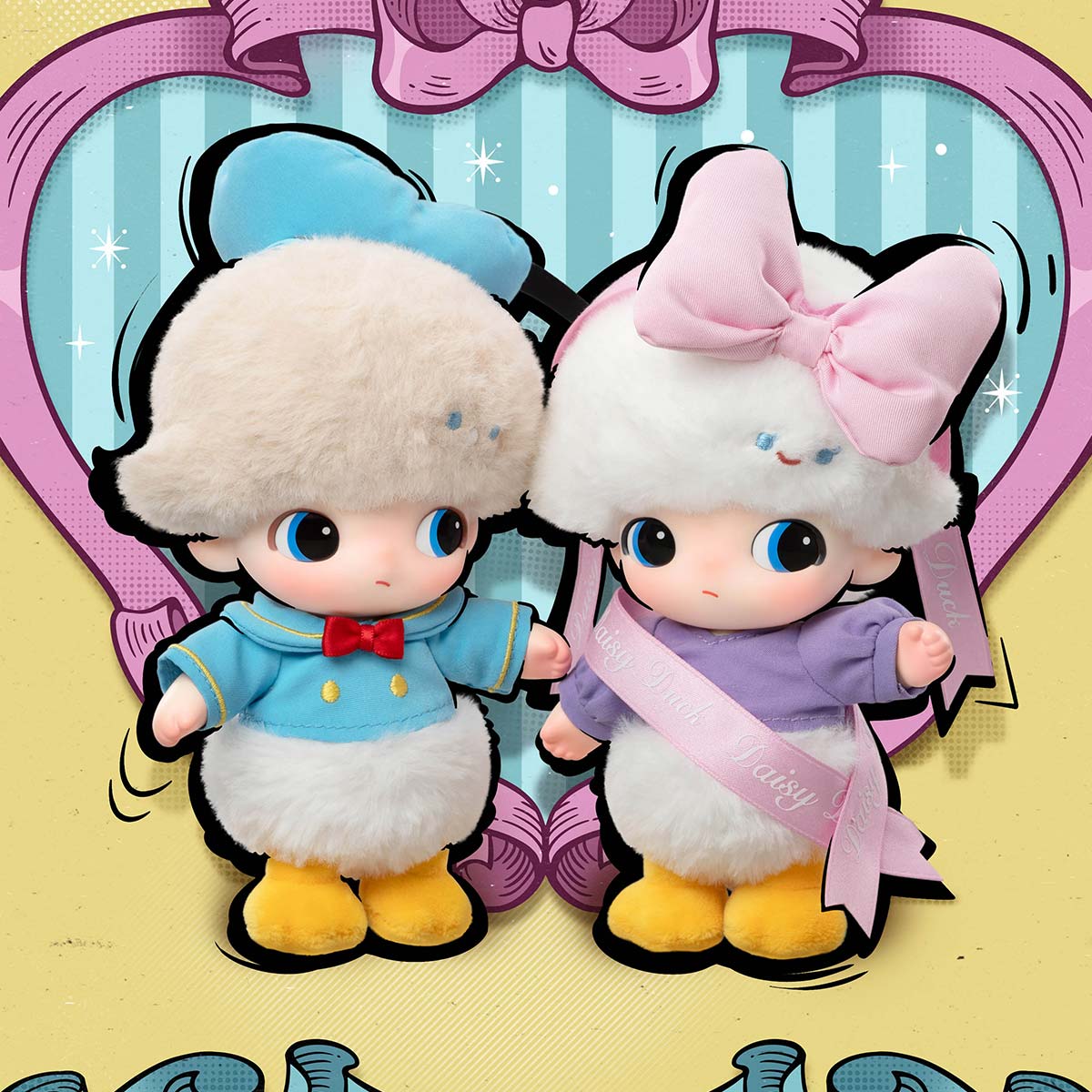 DIMOO WORLD × DISNEY Series Vinyl Plush Keychain Blind Box - Image 4