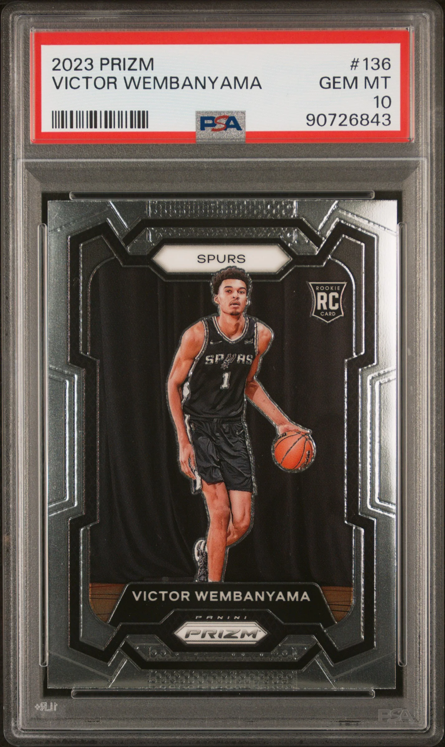 PSA 10 - 2023 Prizm - Victor Wembanyama Base Rookie #136