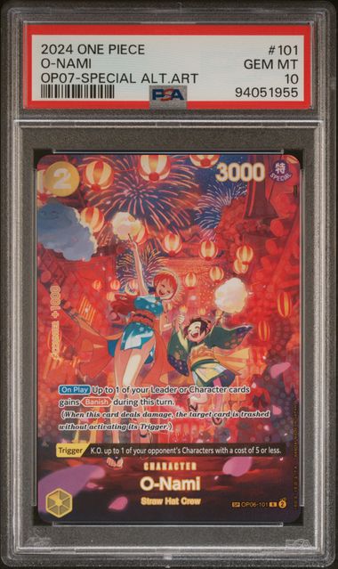 PSA 10 - 500 Year Into the Future - O-Nami SP #101