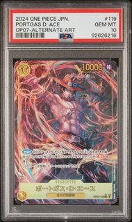PSA 10 - 500 Years in the Future (Japanese) - Portgas D Ace Alt Art #119
