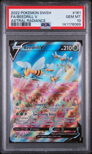 PSA 10 - Astral Radiance - Beedrill V #161