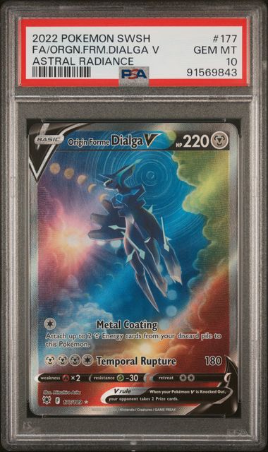 PSA 10 - Astral Radiance - Dialga V #177
