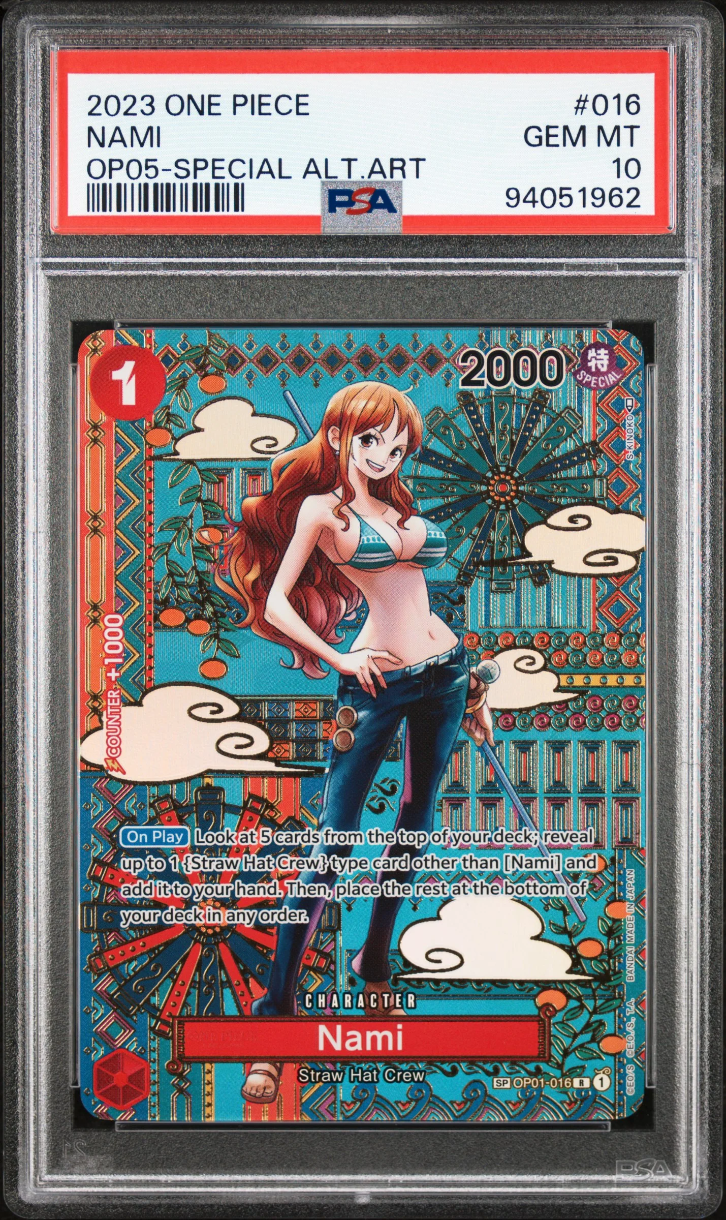 PSA 10 - Awakening of the New Era - Nami SP #016