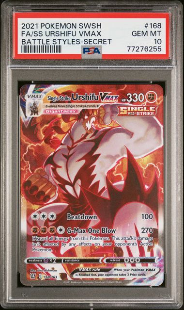 PSA 10 - Battle Styles - Single Strike Urshifu VMAX #168