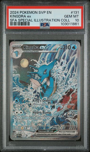 PSA 10 - Black Star Promo - Kingdra Ex #131