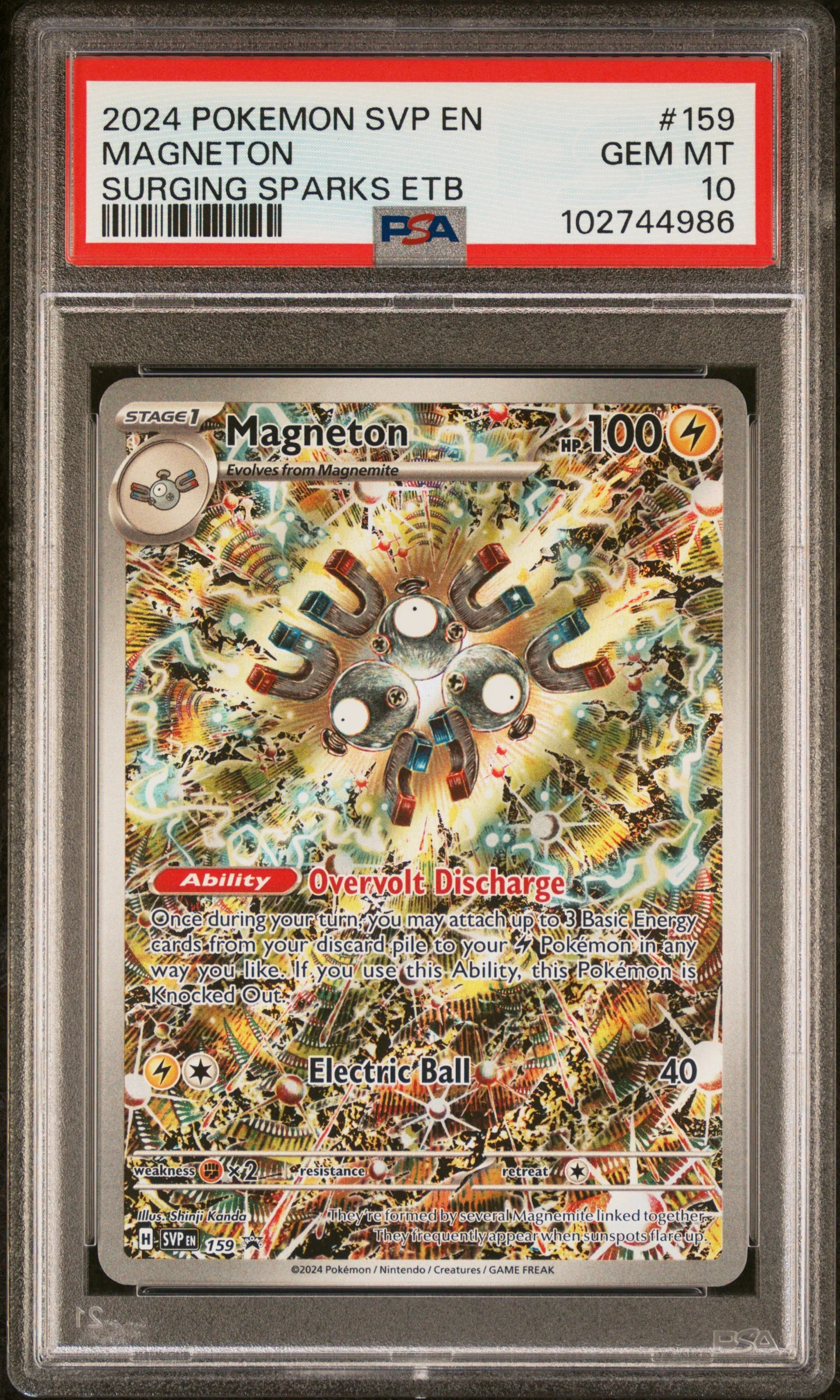 PSA 10 - Black Star Promo - Magneton #159