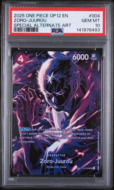 PSA 10 - Carrying on his Will - Zoro-Juurou SP #004